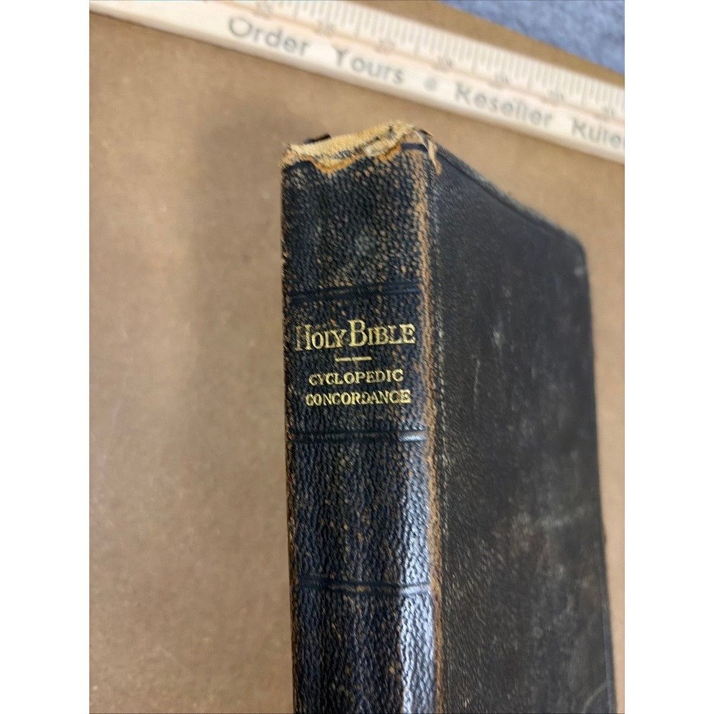 Oxford Holy Bible SS Teachers Edition Cyclopedic Concordance KJV Antique 1925